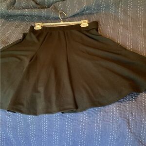 Versatile Women's black Skirt